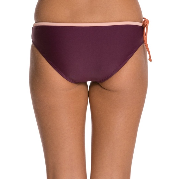Seea Nosara Burgundy Bikini Bottom XS - Picture 3 of 8
